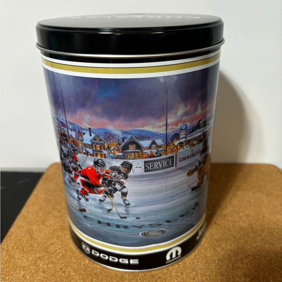 5/$25 
Chrysler Hockey Puzzle in Tin New Never Opened Winter Scene - Picture 3 of 5